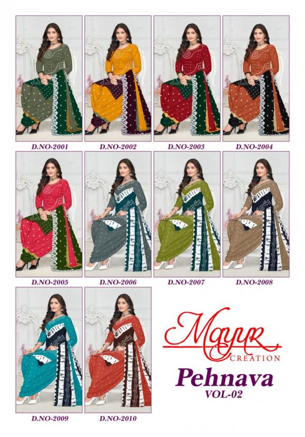 Mayur Pehnava Vol-02 – Dress Material